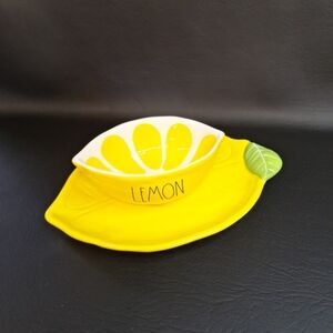Rae Dunn 2 Piece Lemon Dessert Set